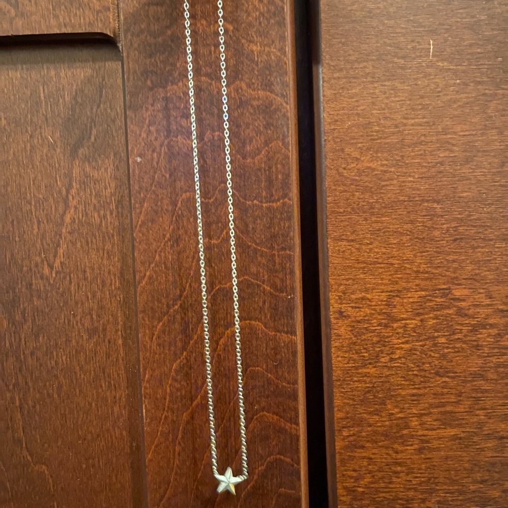 Silver Star Pendant Necklace